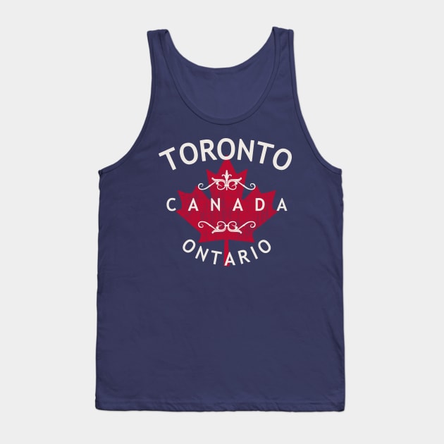 Toronto Ontario Canada Tank Top by Designkix